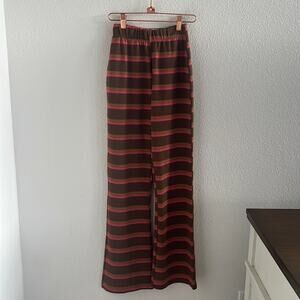 Urban Outfitters Colorblock Stripped Straight Leg Elastic Waist Pants XS